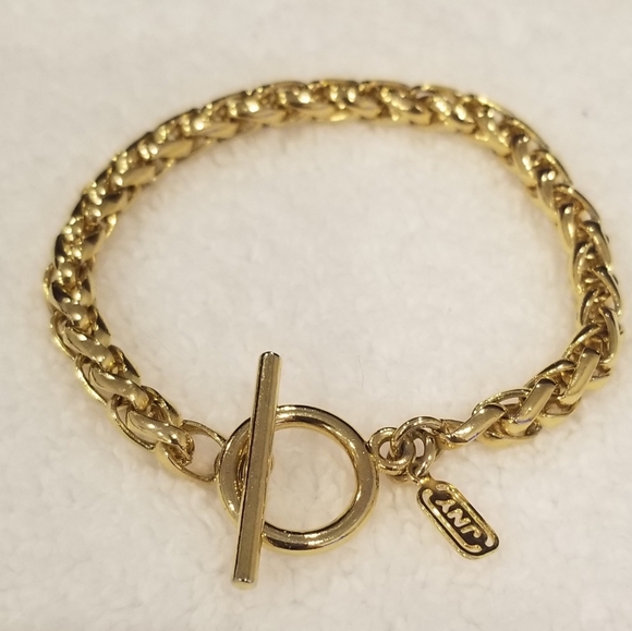 Jones New York Jewelry - Jones New York Gold Bracelet 7.5" Long